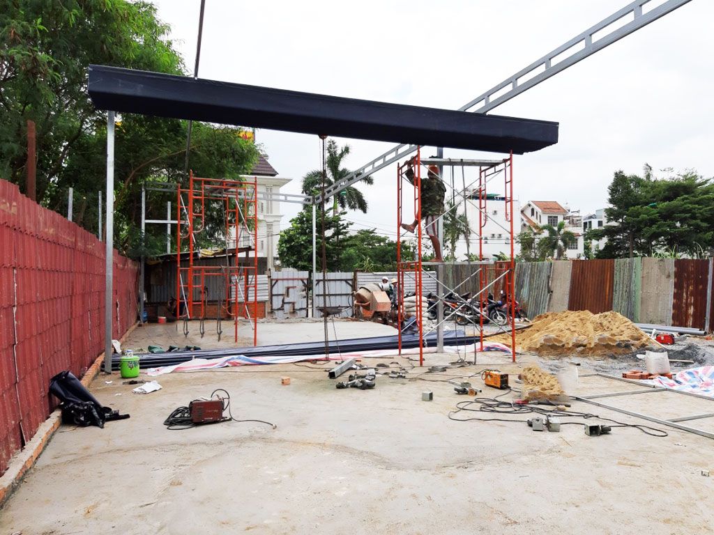 mái che di động quán cafe